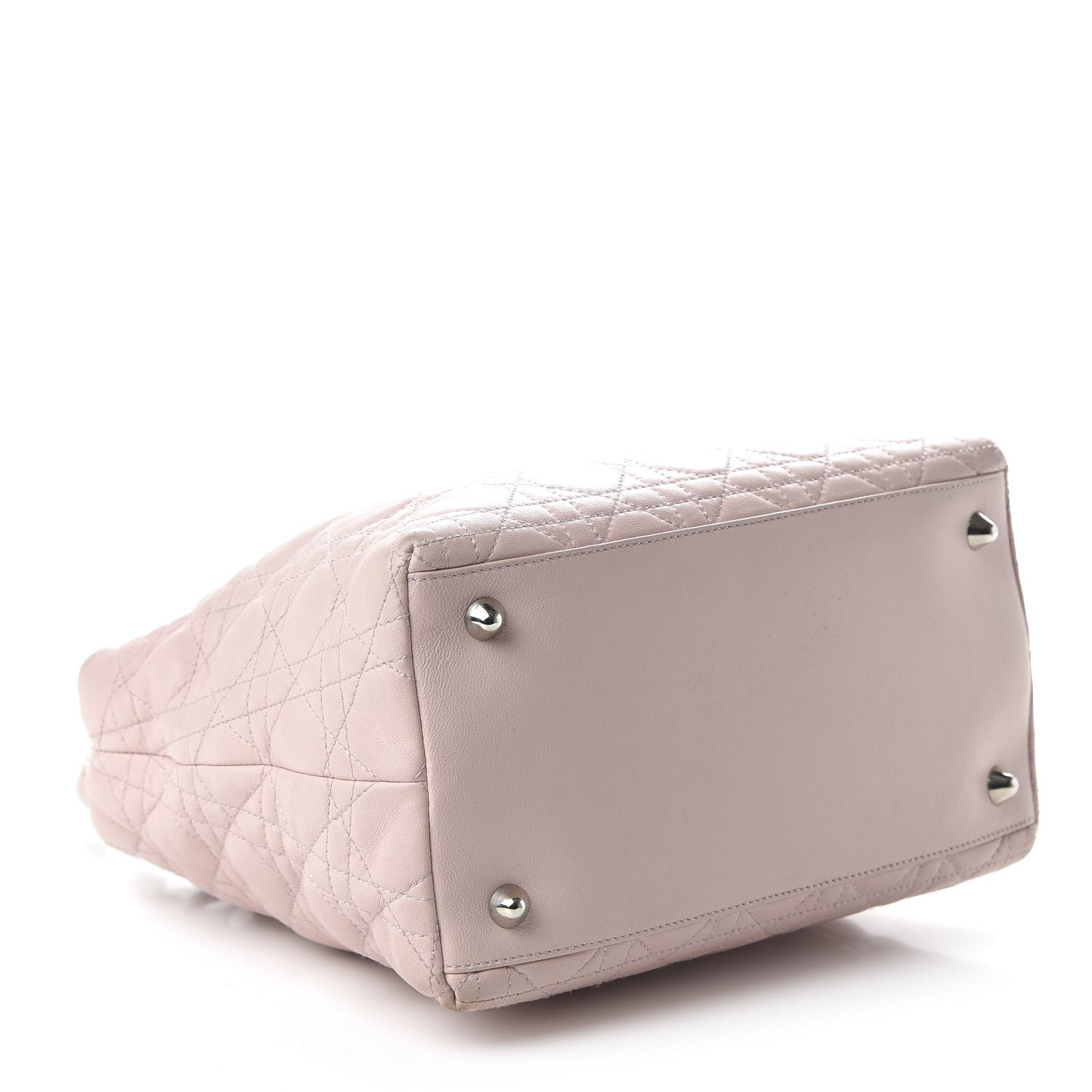 Christian Dior Lambskin Cannage Small Soft Lady Dior Light Pink 4 of 11