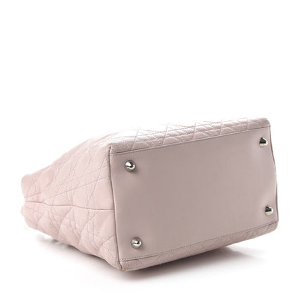 Christian Dior Lambskin Cannage Small Soft Lady Dior Light Pink 4 of 11
