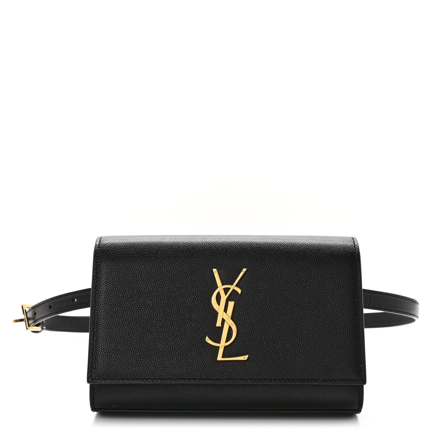 Grain De Poudre Monogram Kate Belt Bag Black