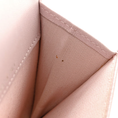 Chanel Lambskin Quilted Flap Card Holder Light Pink 9 of 11
