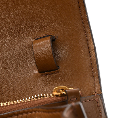 Celine Box Calfskin Medium Classic Box Flap Bag Camel 19 of 19