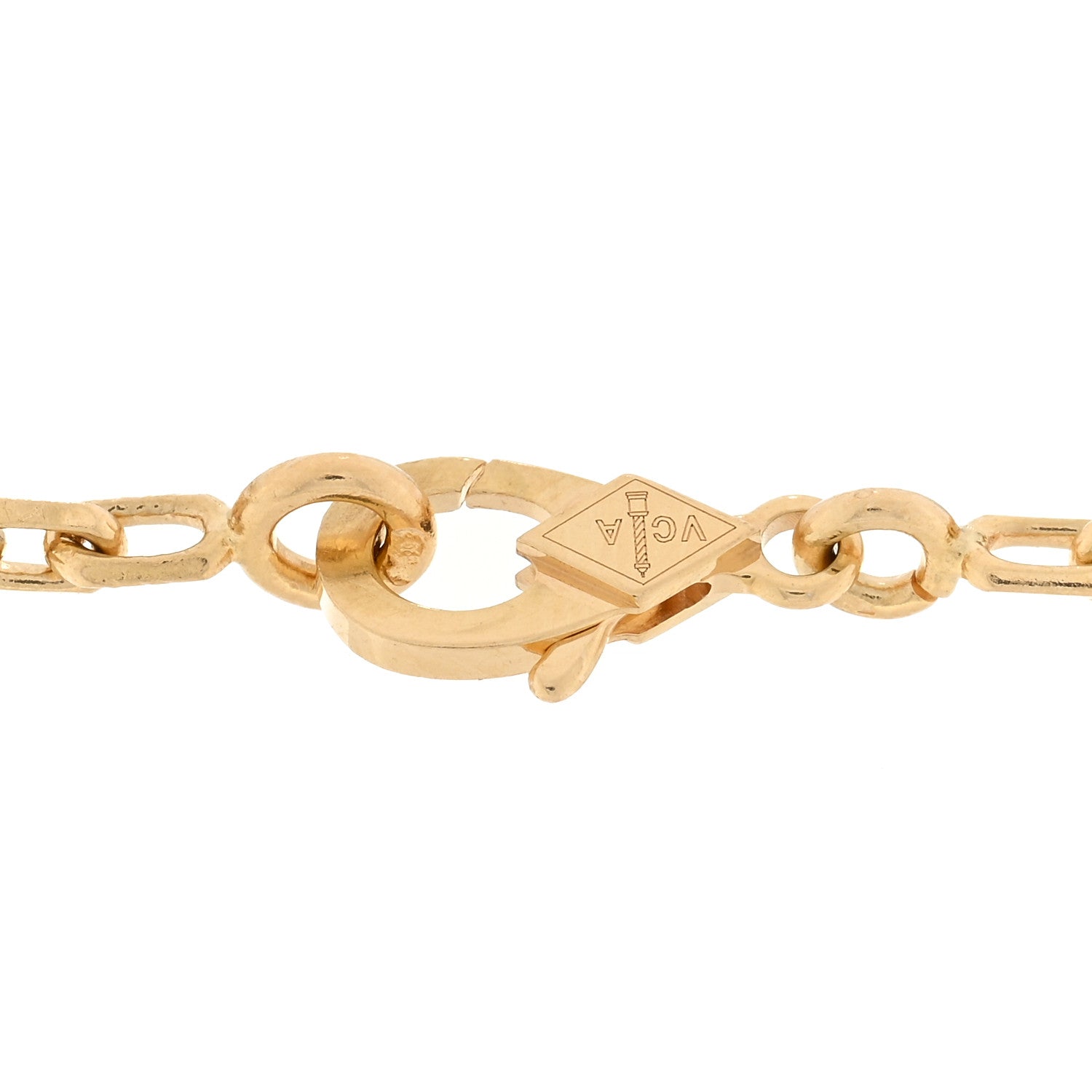 Van Cleef & Arpels 18K Yellow Gold Black Onyx 5 Motifs Vintage Alhambra Bracelet 3 of 4