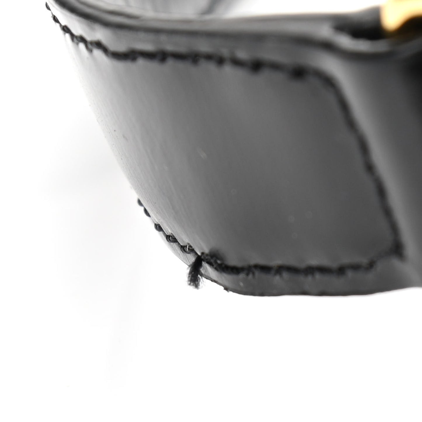 Shiny Calfskin Medium Triomphe Black