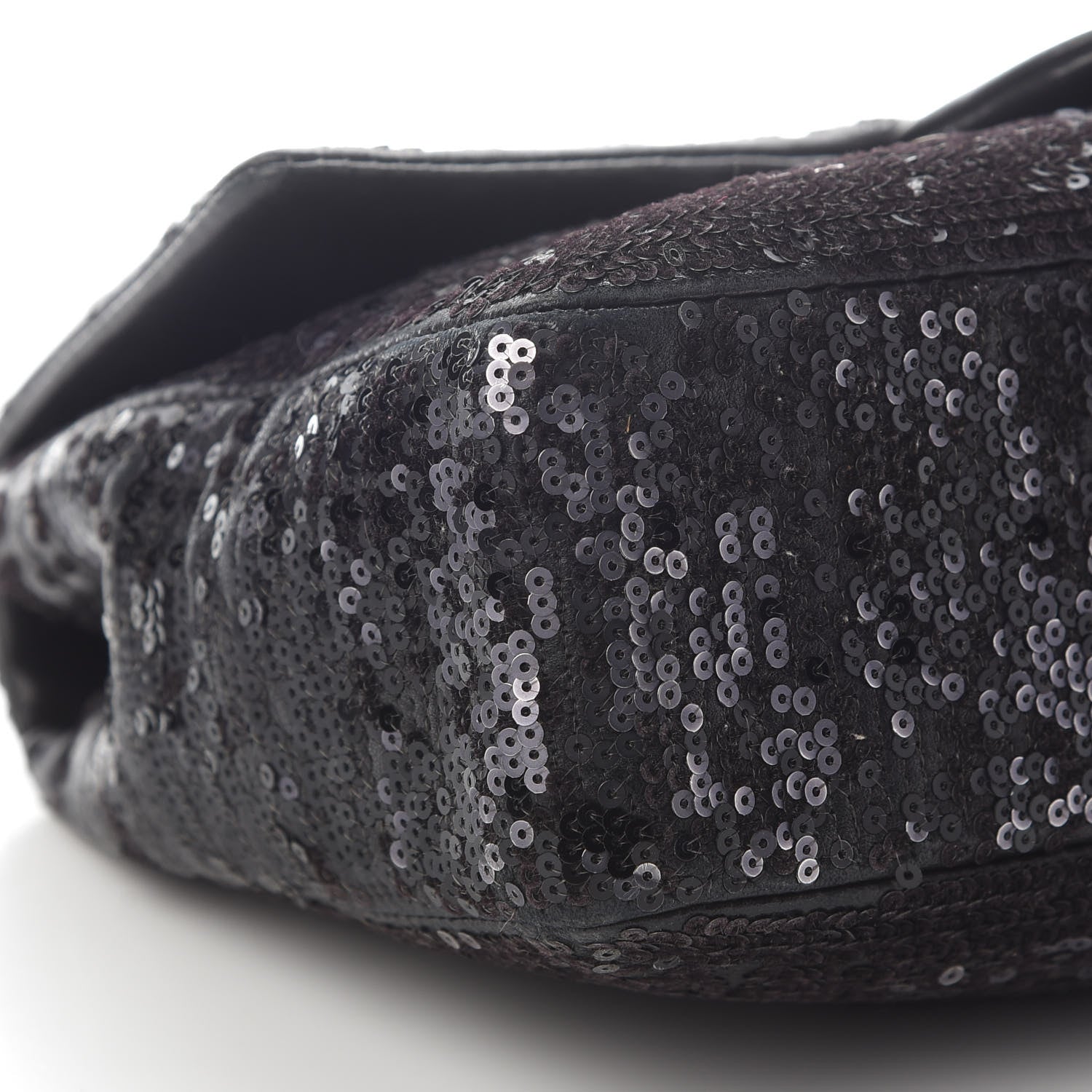 Chanel Sequin Lambskin Medium Moonlight on Water Flap Black 8 of 9