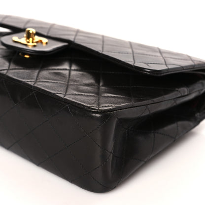 Chanel Lambskin Quilted Medium Double Flap Black 9 of 9