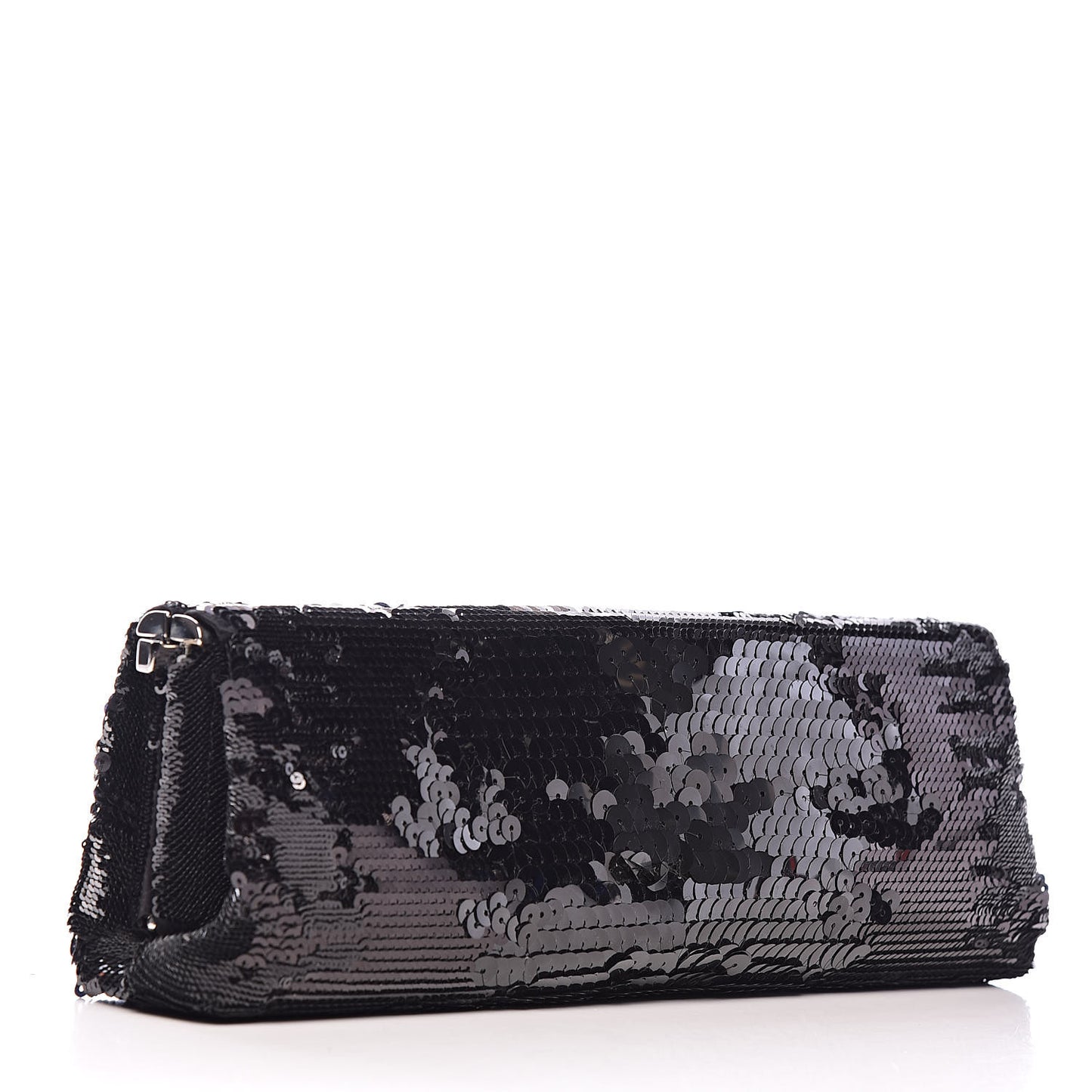 Sequin Clutch Black
