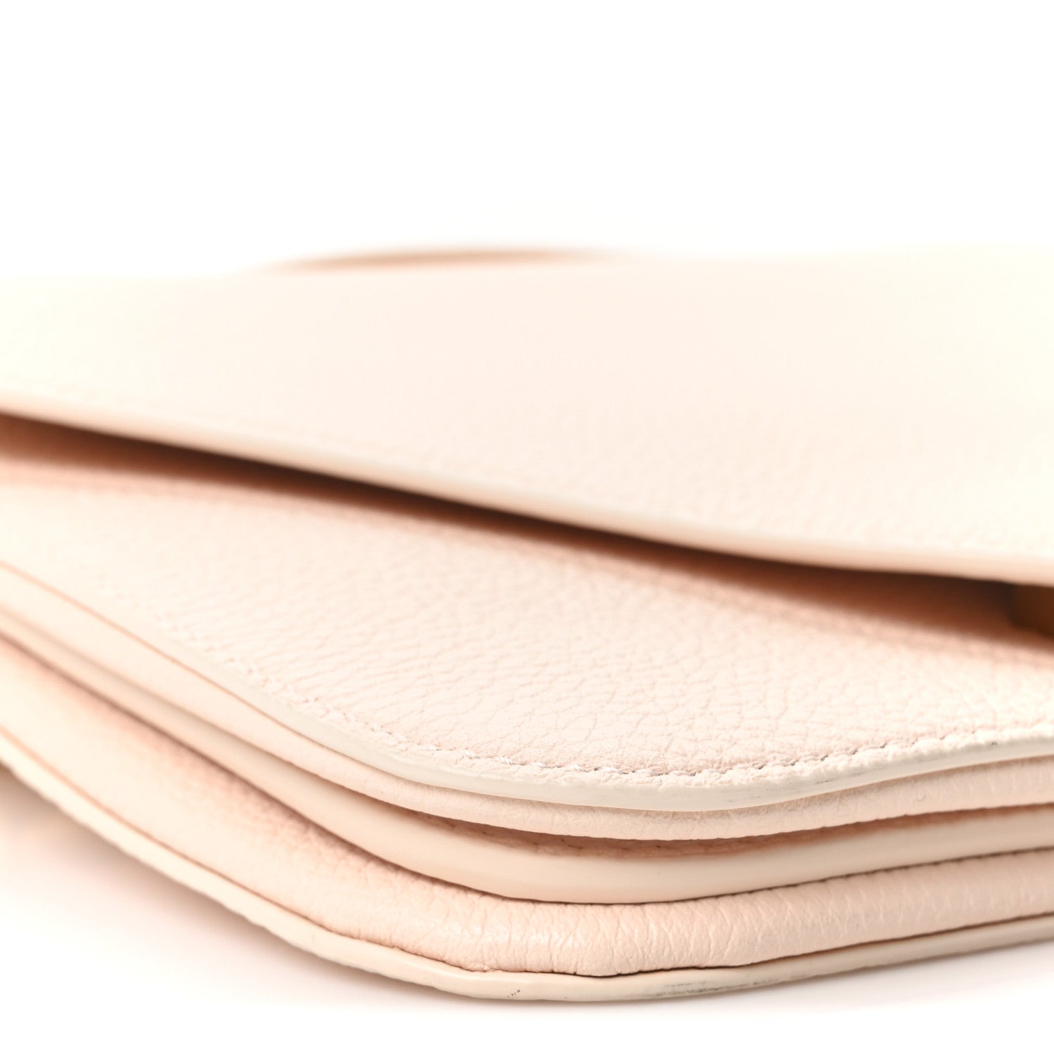 Bottega Veneta Calfskin Mount Envelope Bag Melon Washed 8 of 9