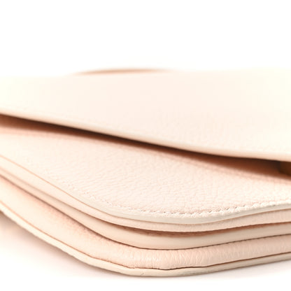 Bottega Veneta Calfskin Mount Envelope Bag Melon Washed 8 of 9