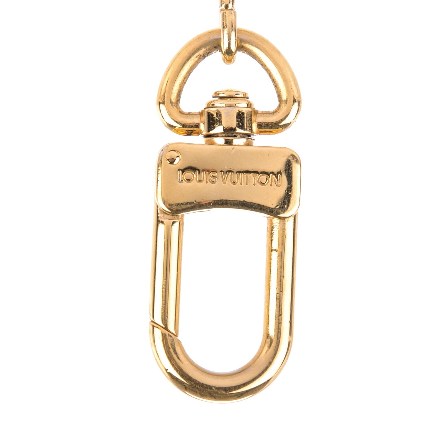 Louis Vuitton Pochette Extender Key Ring Gold 3 of 4