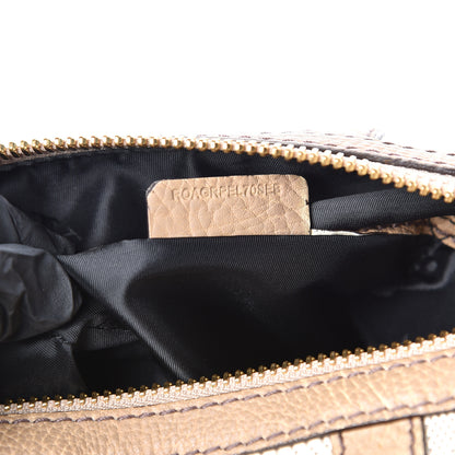 Burberry Grainy Calfskin Canvas Nevinson Bowling Bag Beige 8 of 14