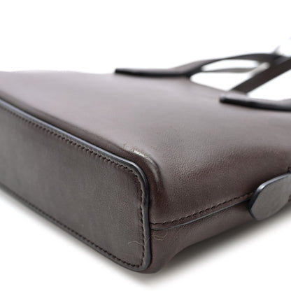 The Row Polished Saddle Calfskin Ingrid Shoulder Bag Hippo Grey 9 of 9