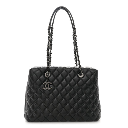 Chanel Caviar Quilted Small City Shopping Tote Black 1 of 10