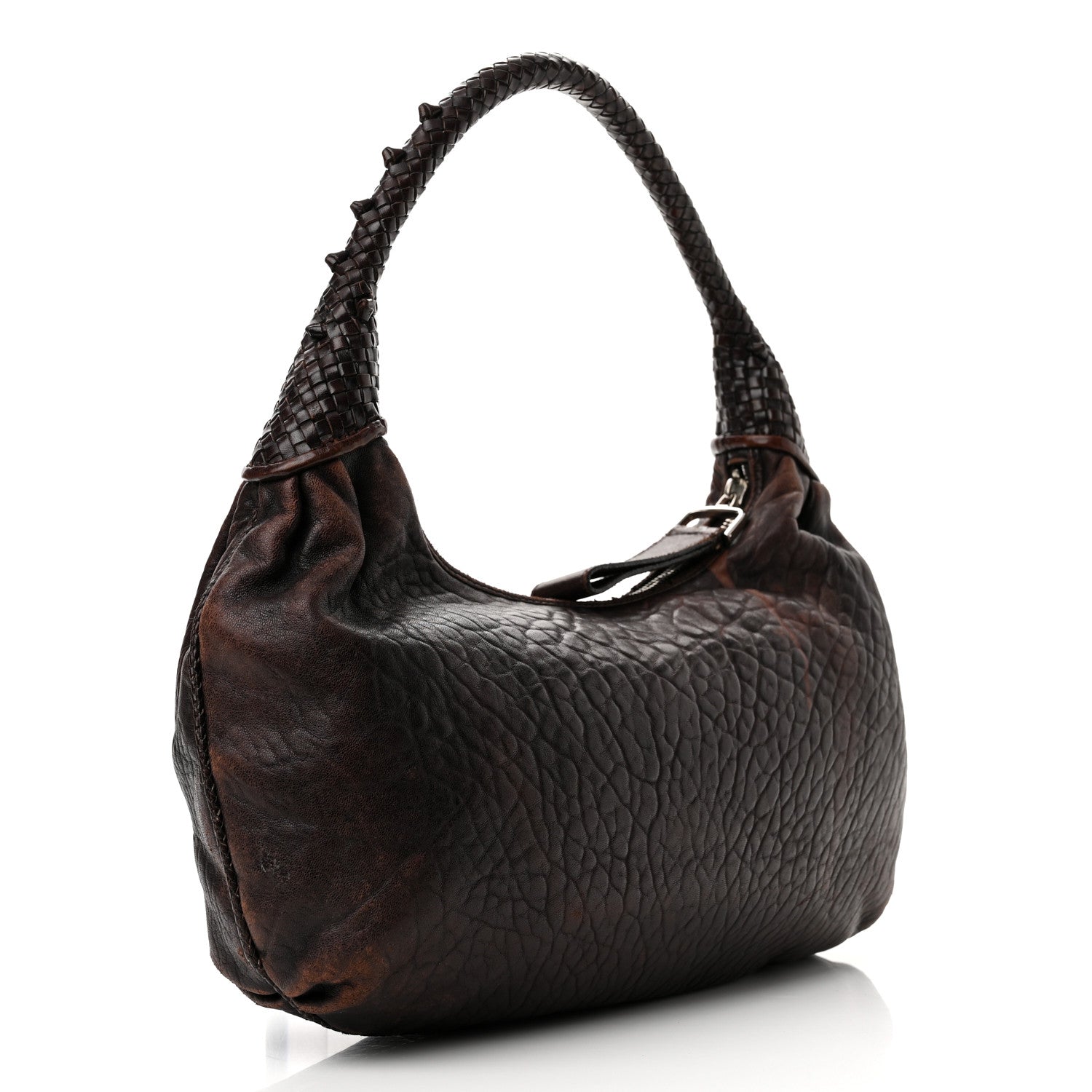Fendi Nappa Nuvolata Spy Hobo Moro 3 of 11