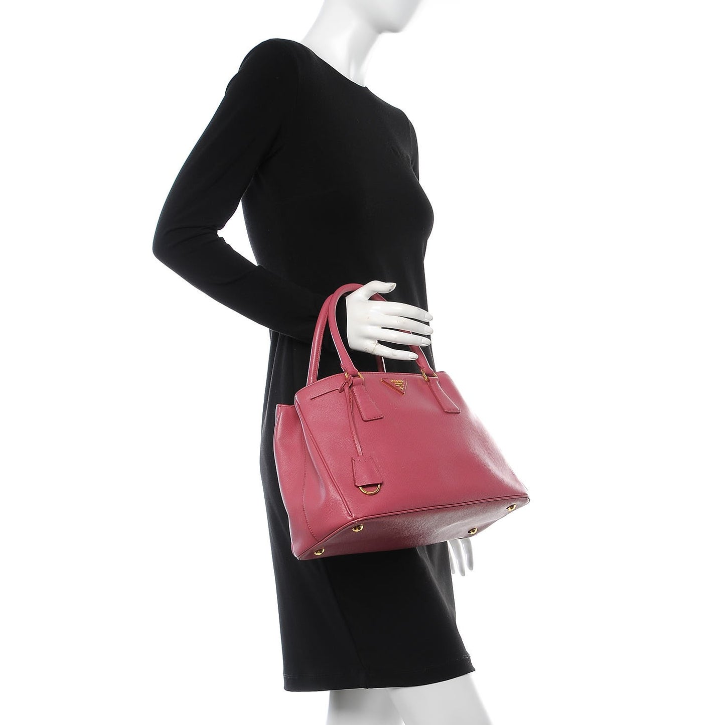 Saffiano Lux Medium Tote Bruyere