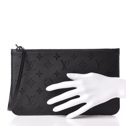 Louis Vuitton X UF Monogram Neverfull MM GM Pochette Black 2 of 6