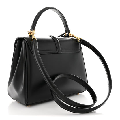 Celine Satinated Calfskin Small 16 Top Handle Bag Black 3 of 10