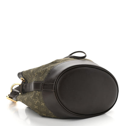 Louis Vuitton Mini Monogram Noelie Kaki 4 of 11