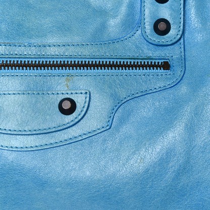 Balenciaga Agneau Classic Hardware City Bleu Paon 11 of 12