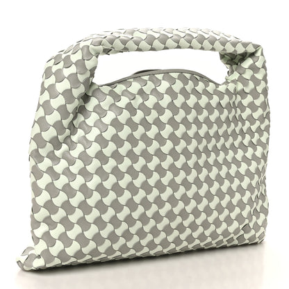 Bottega Veneta Calfskin Intrecciato Small Hop Agate Glacier 3 of 9