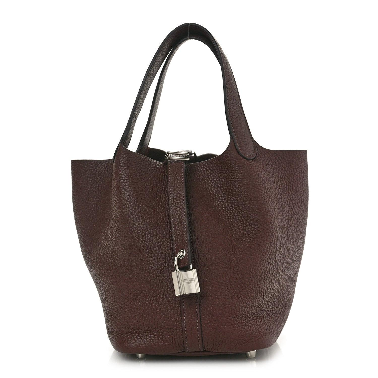 Hermes Taurillon Clemence Picotin Lock 18 PM Havane 1 of 9