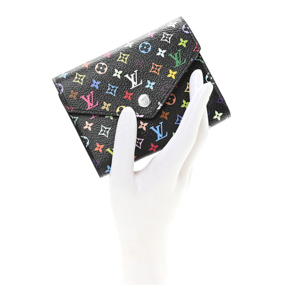 Louis Vuitton LV x TM Monogram Multicolor Victorine Wallet Black 2 of 6