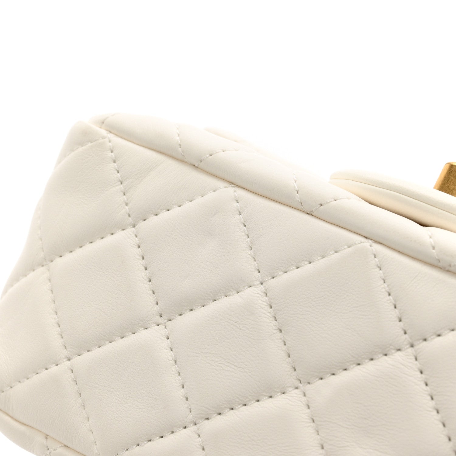 Chanel Lambskin Quilted Mini Pearl Crush Flap White 12 of 12