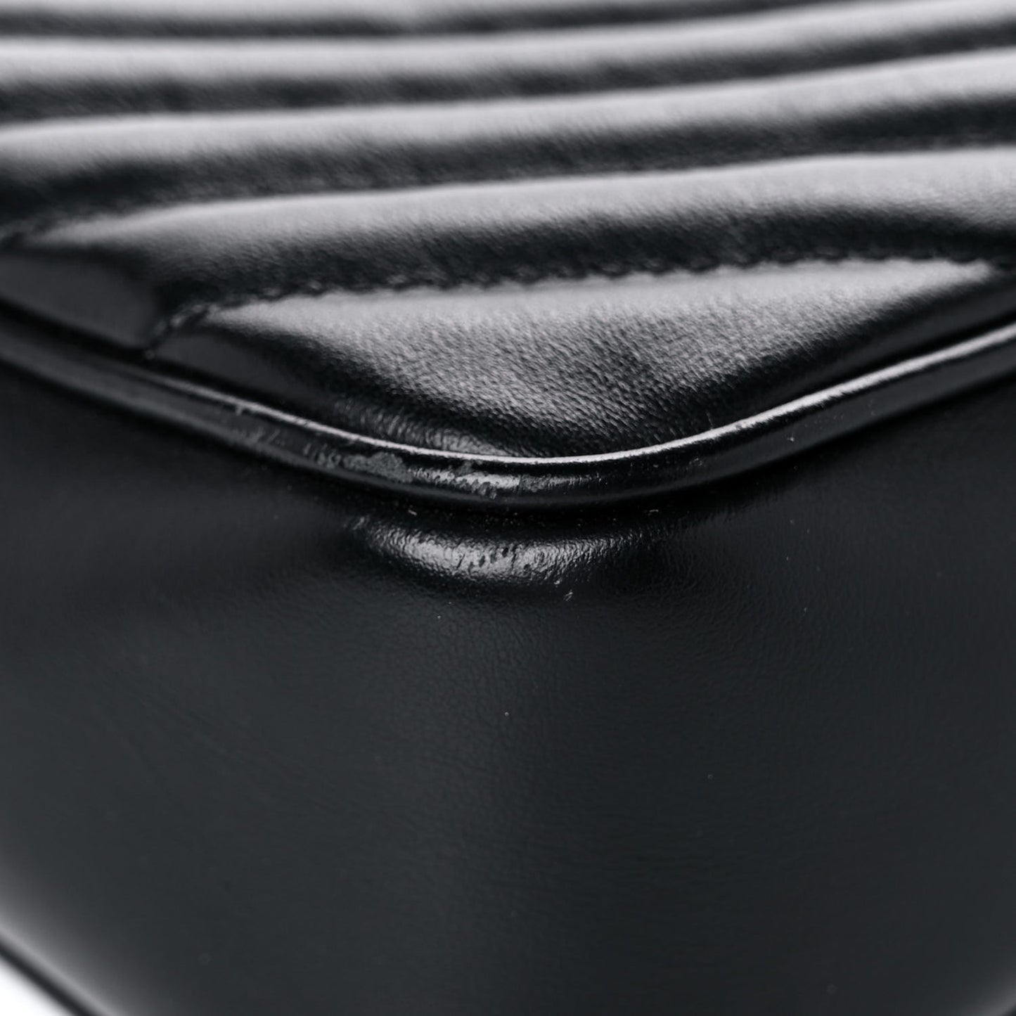 Calfskin Matelasse Monogram Lou Camera Bag Black
