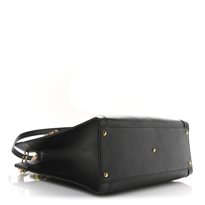 Gucci Calfskin Medium Diana Tote Bag Black Yellow Fluo 4 of 10