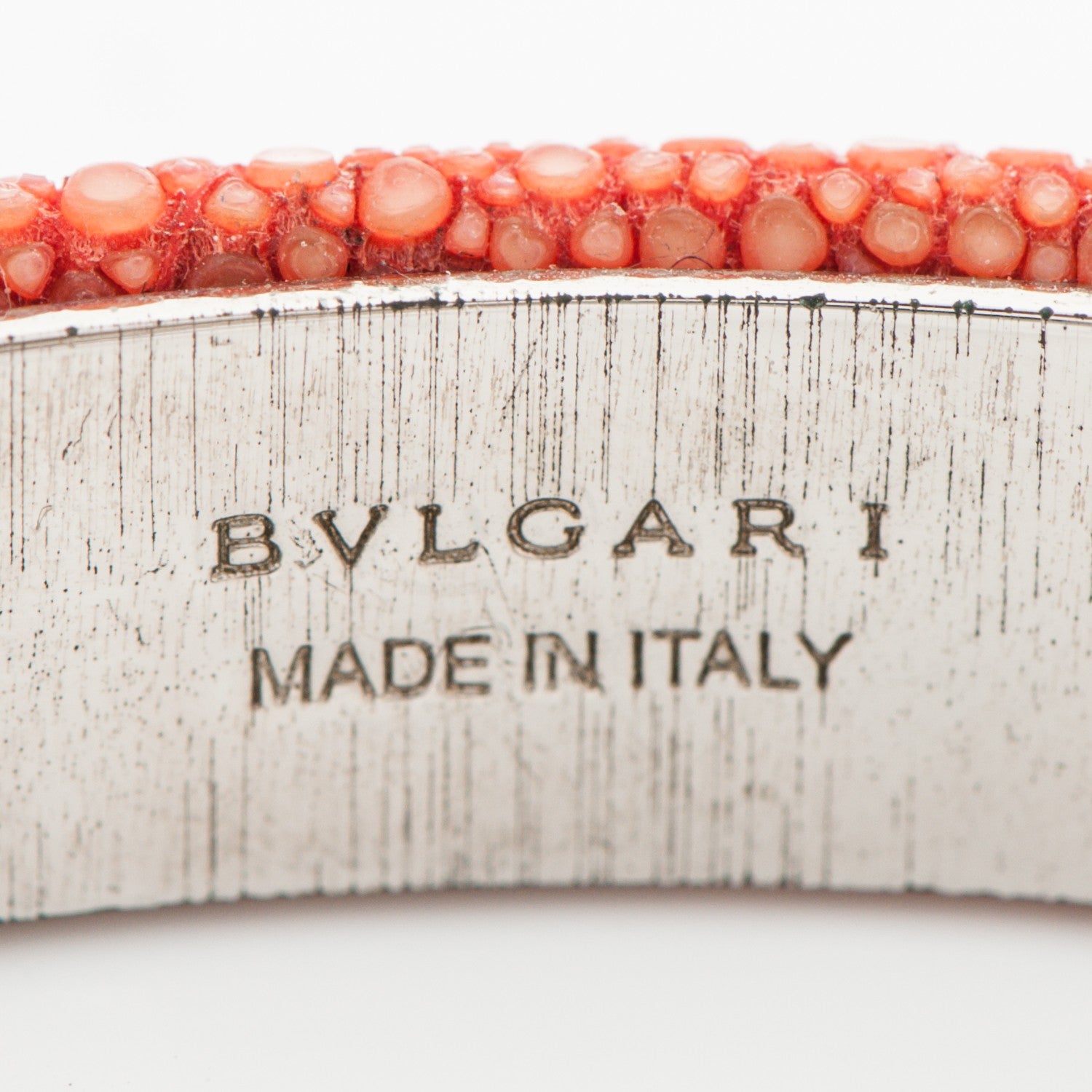 Bulgari Galuchat Serpenti Forever Bracelet S Coral 6 of 6