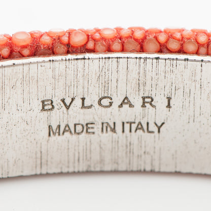 Bulgari Galuchat Serpenti Forever Bracelet S Coral 6 of 6