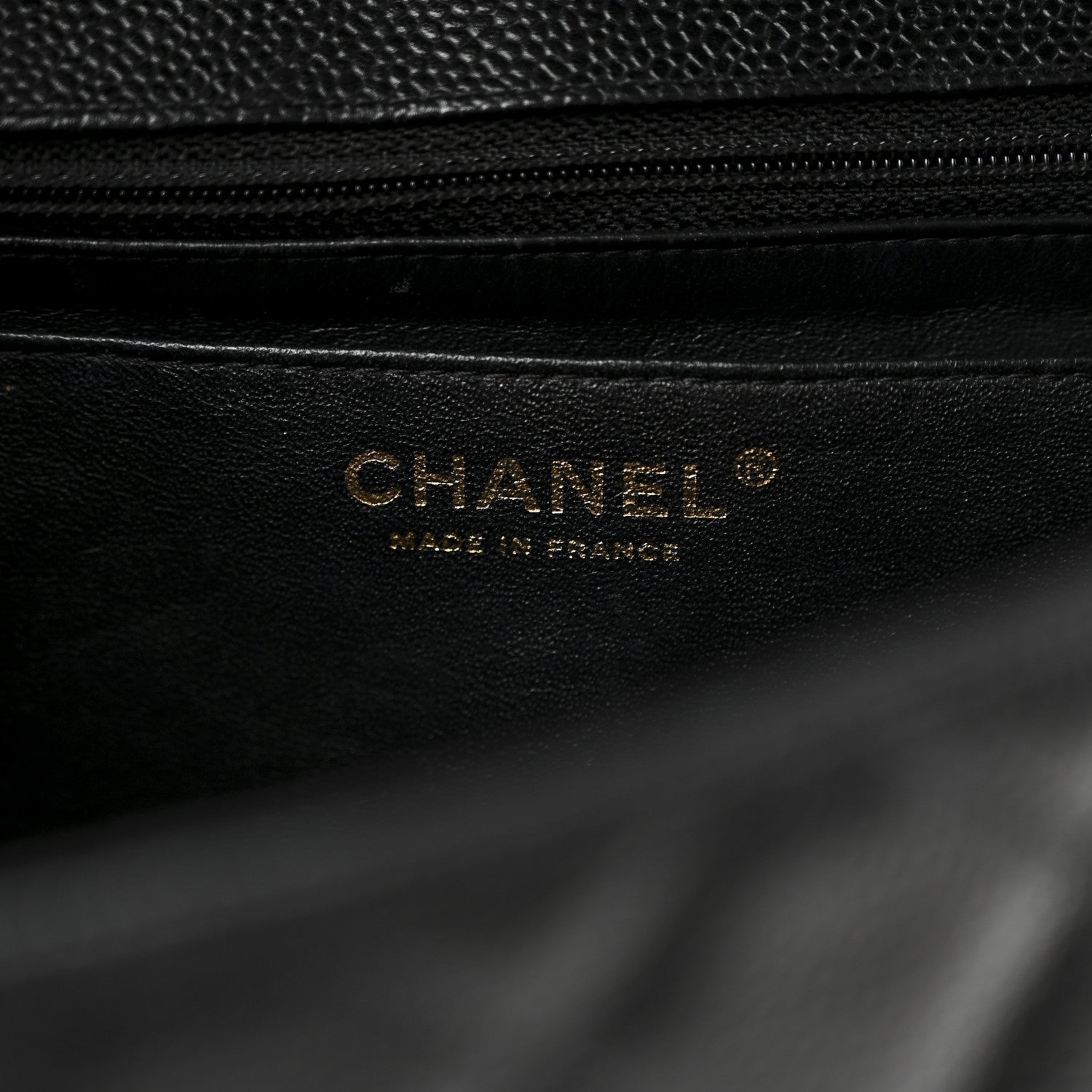 Chanel Caviar Quilted Jumbo Single Flap Black 6 of 12