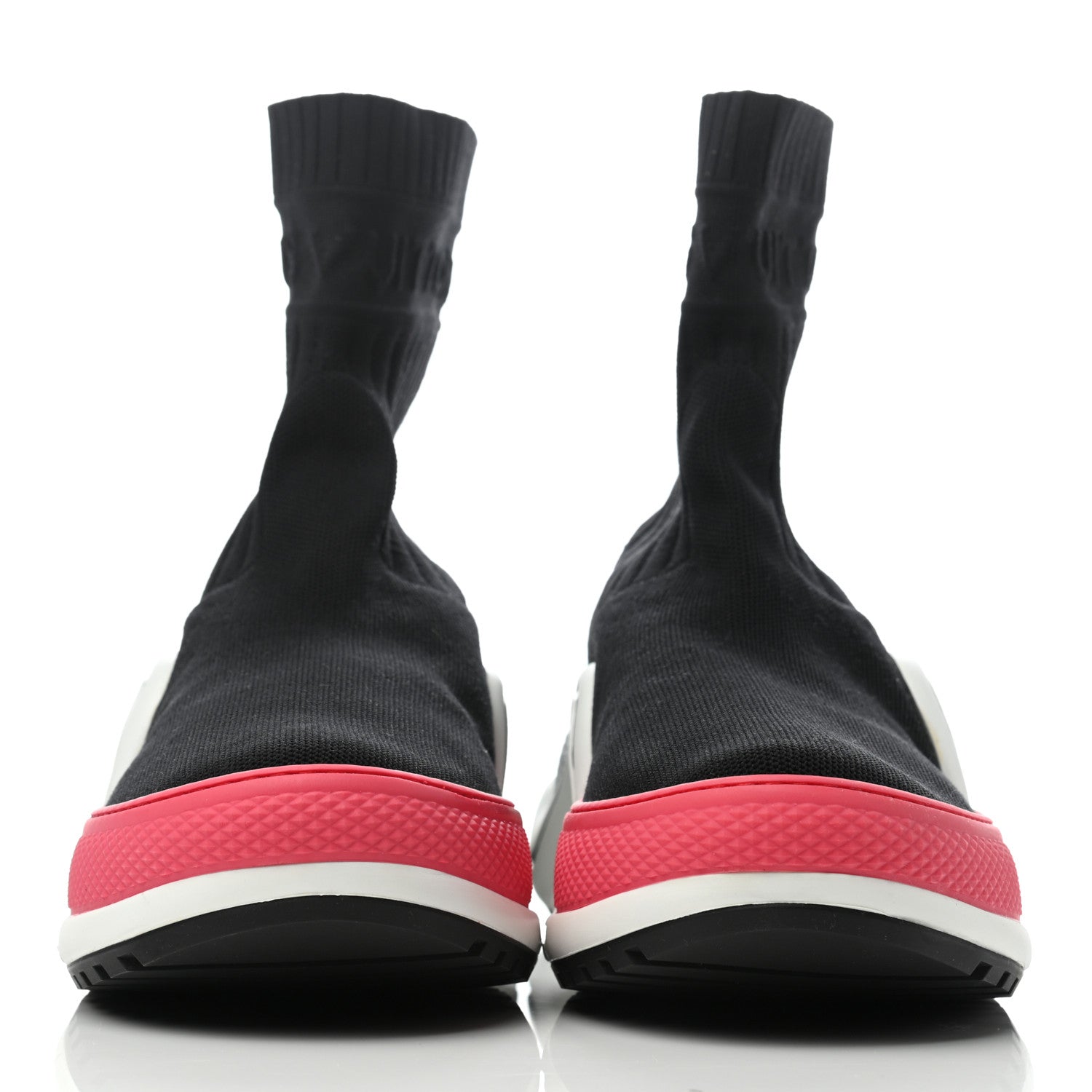 Louis Vuitton Stretch Textile LV Archlight Sneaker Boots 40.5 Fuchsia Black 2 of 8