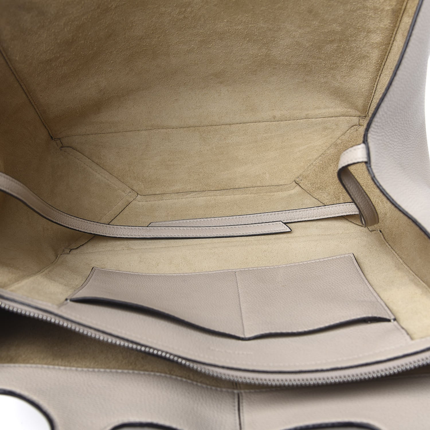 Celine Baby Grained Calfskin Medium Tri-Fold Bag Dune 5 of 13