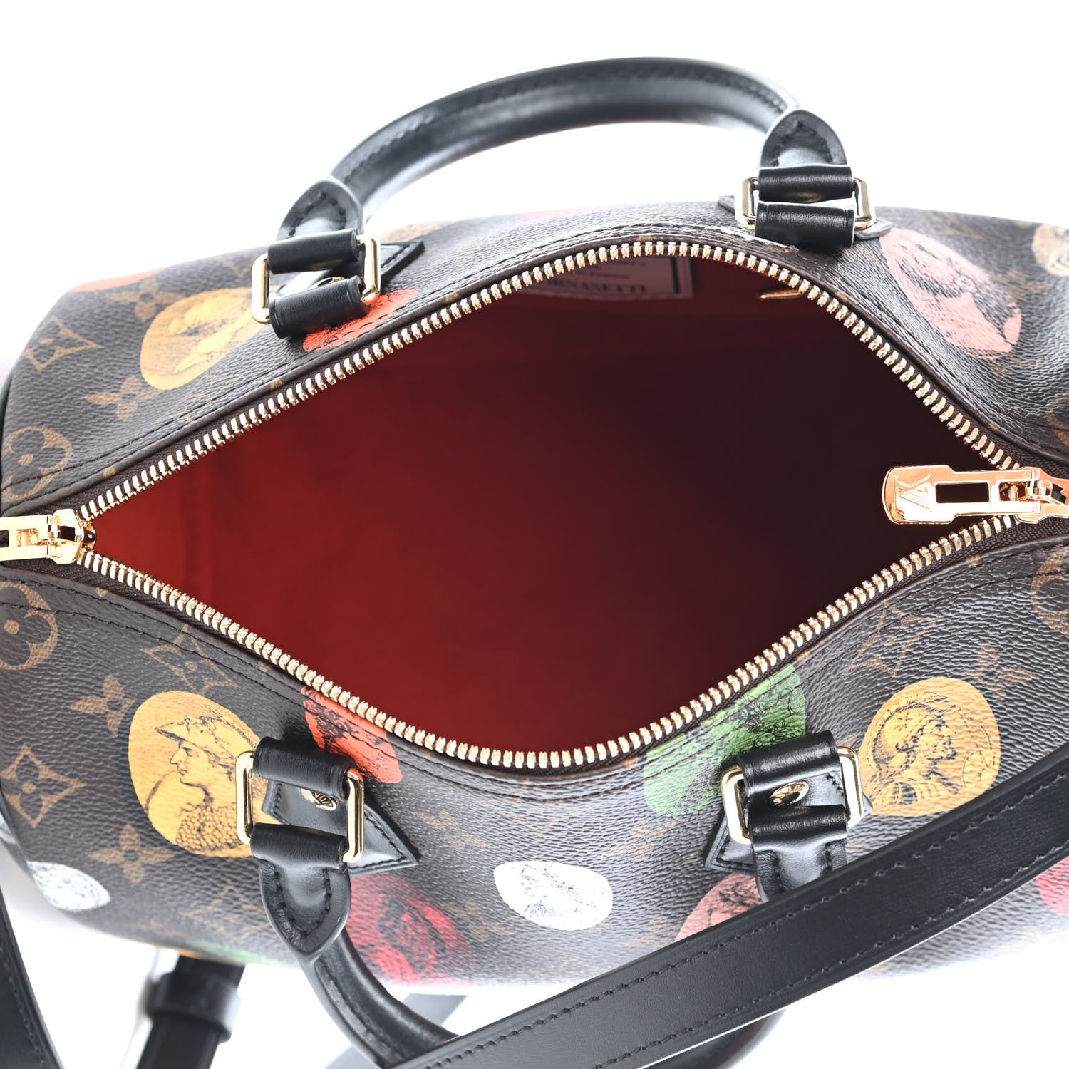 Louis Vuitton X FORNASETTI Monogram Cameo Speedy Bandouliere 25 4 of 4