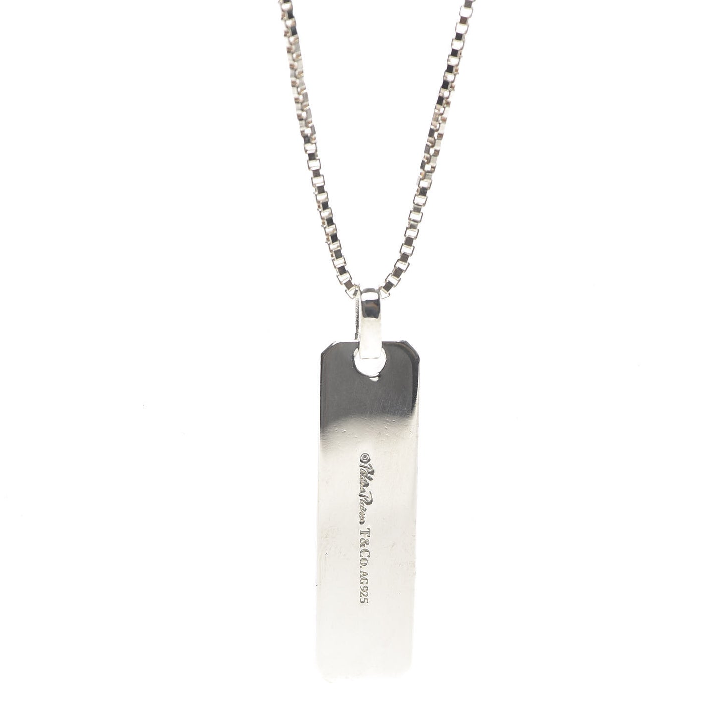 Sterling Silver Paloma Caliper Bar Pendant Necklace