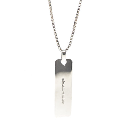 Tiffany Sterling Silver Paloma Caliper Bar Pendant Necklace 6 of 7