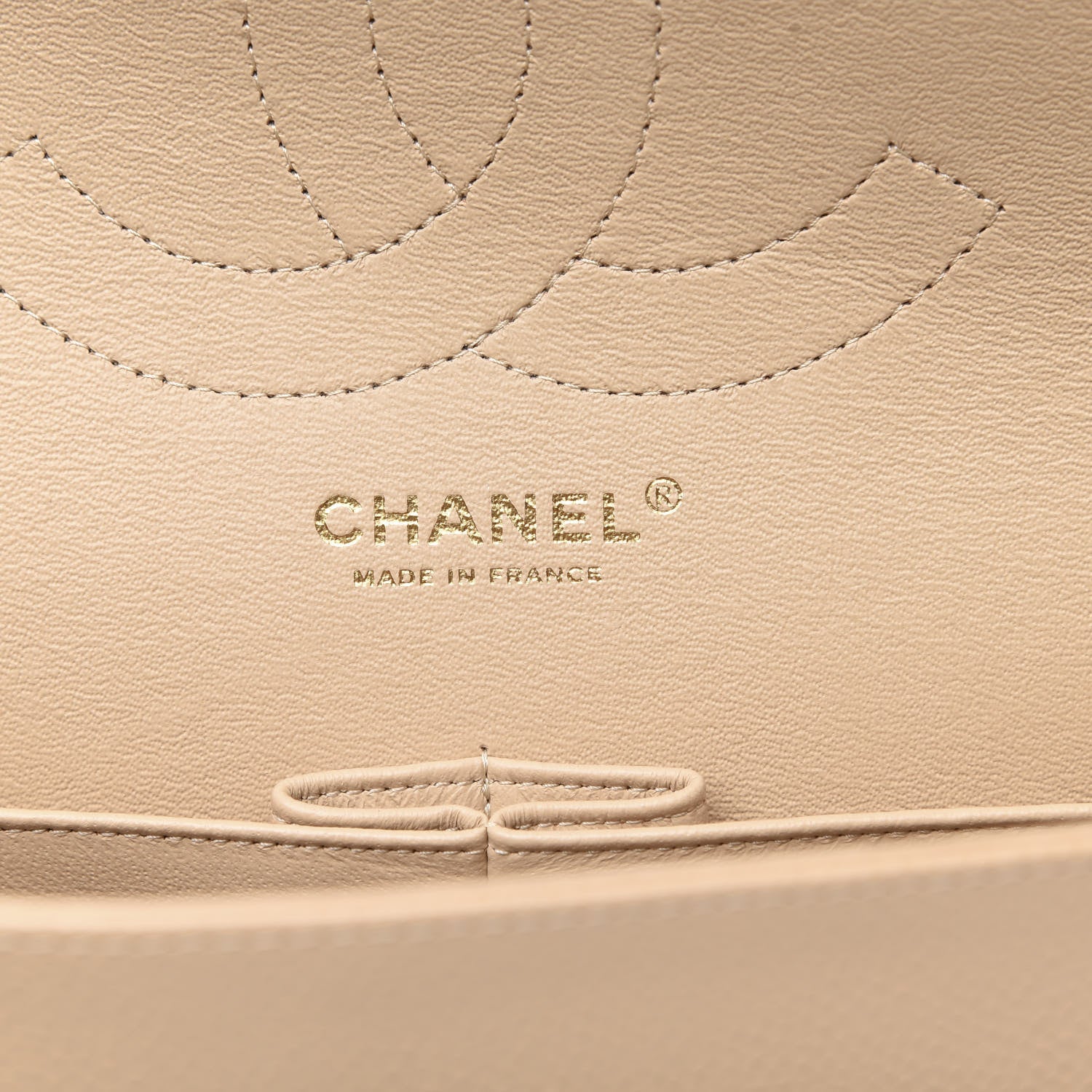 Chanel Caviar Quilted Jumbo Double Flap Beige Clair 6 of 12