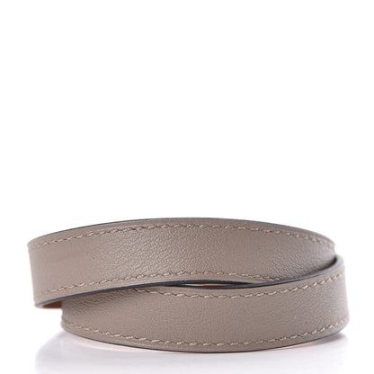 Hermes Box Kelly Double Tour Bracelet T3 Gris Tourterelle 3 of 5