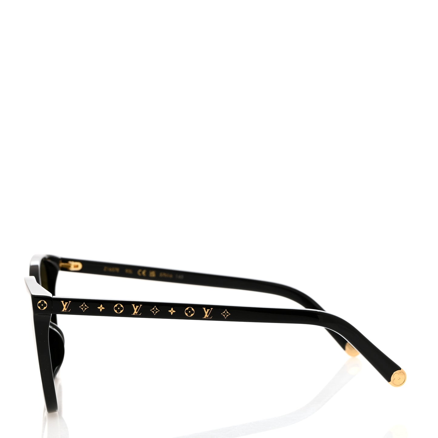 Acetate My Monogram Light Cat Eye Sunglasses Z1657W Black