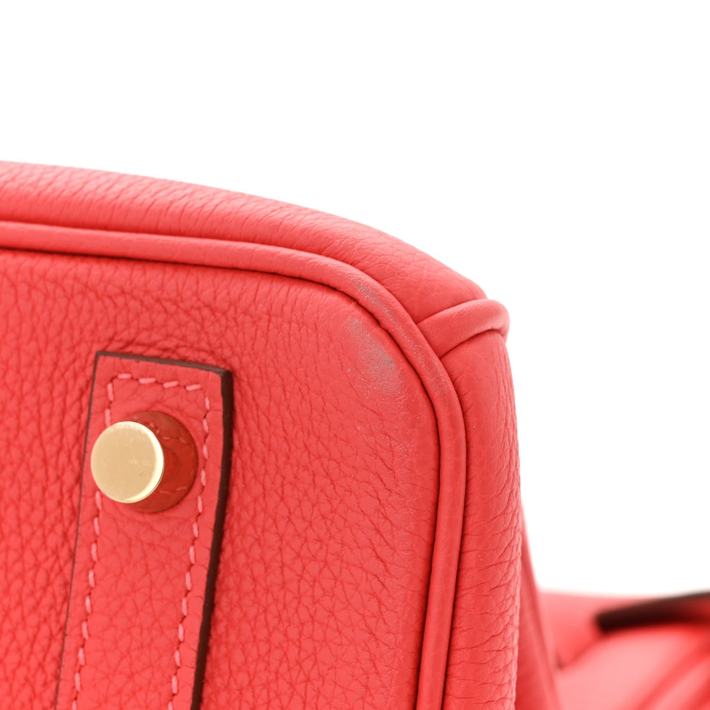 Togo Birkin 30 Rouge Pivoine