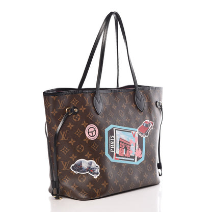 Louis Vuitton Monogram World Tour Neverfull MM 3 of 11