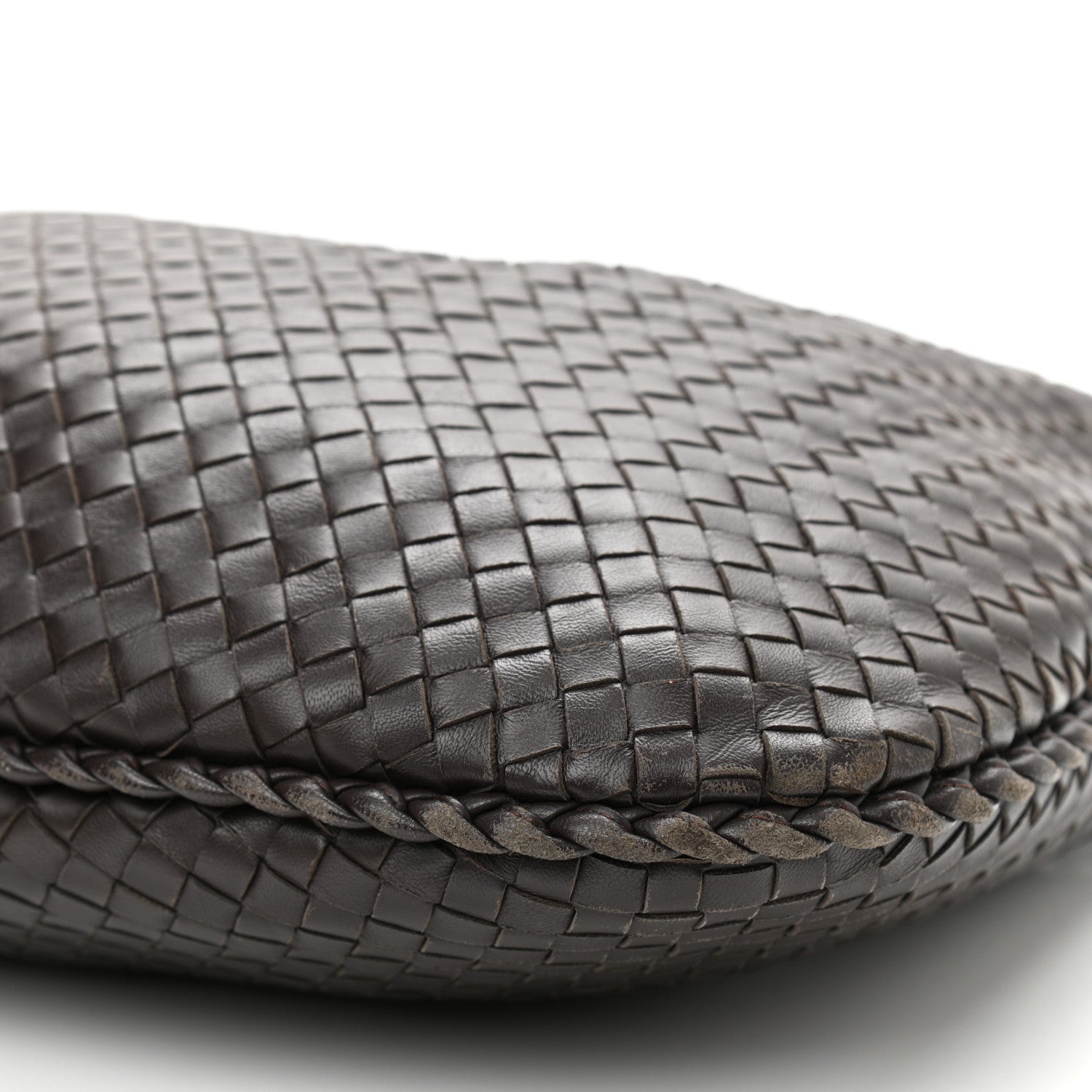 Bottega Veneta Nappa Intrecciato Large Veneta Hobo Ebano 9 of 10