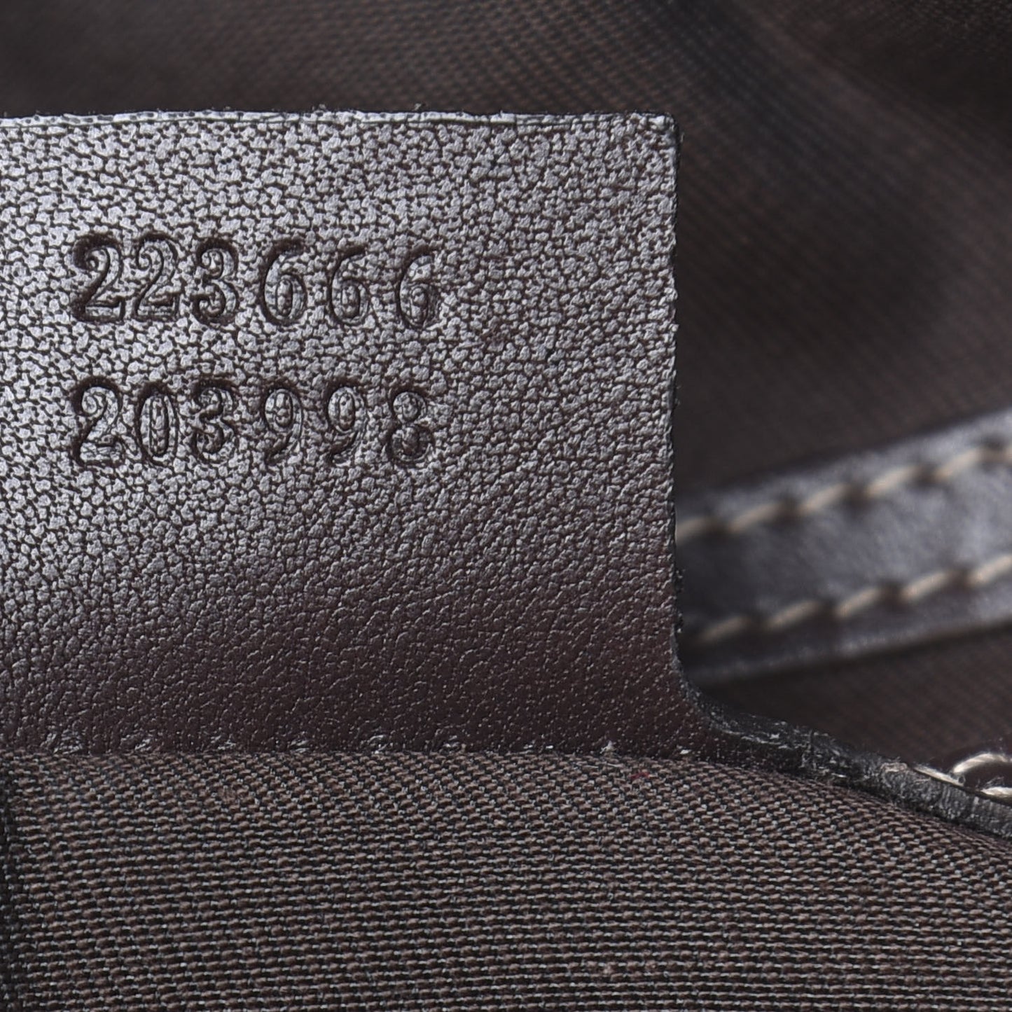GG Supreme Monogram Selleria Calfskin Small Flap Messenger Bag Beige Ebony Cocoa Dark Chocolate