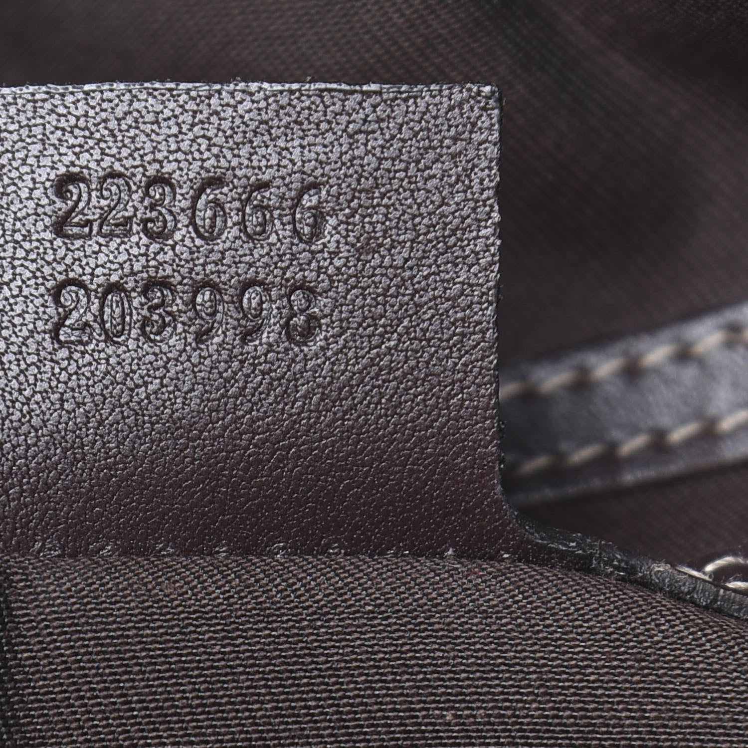Gucci GG Supreme Monogram Selleria Calfskin Small Flap Messenger Bag Beige Ebony Cocoa Dark Chocolate 7 of 10