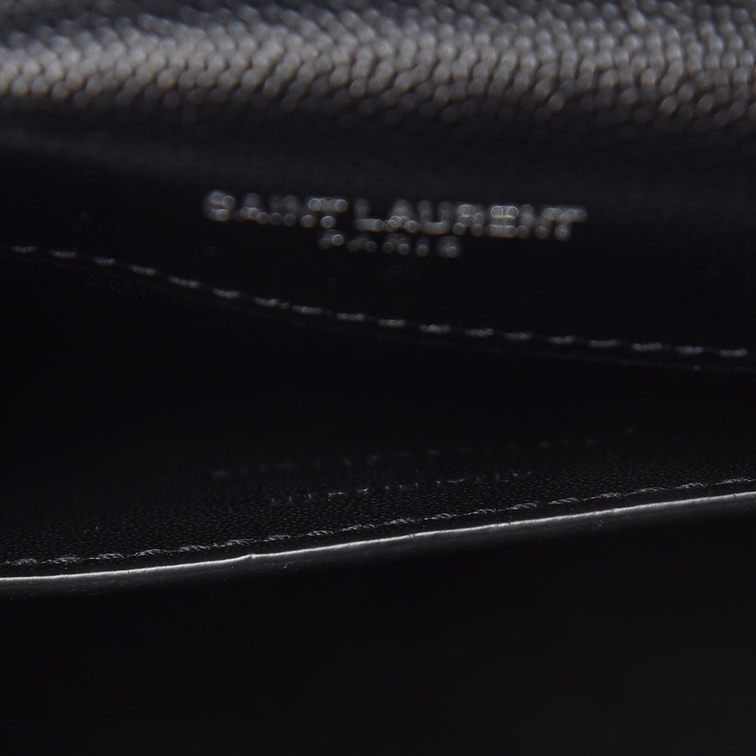 Saint Laurent Grain De Poudre Small Monogram Kate Satchel Black 8 of 8