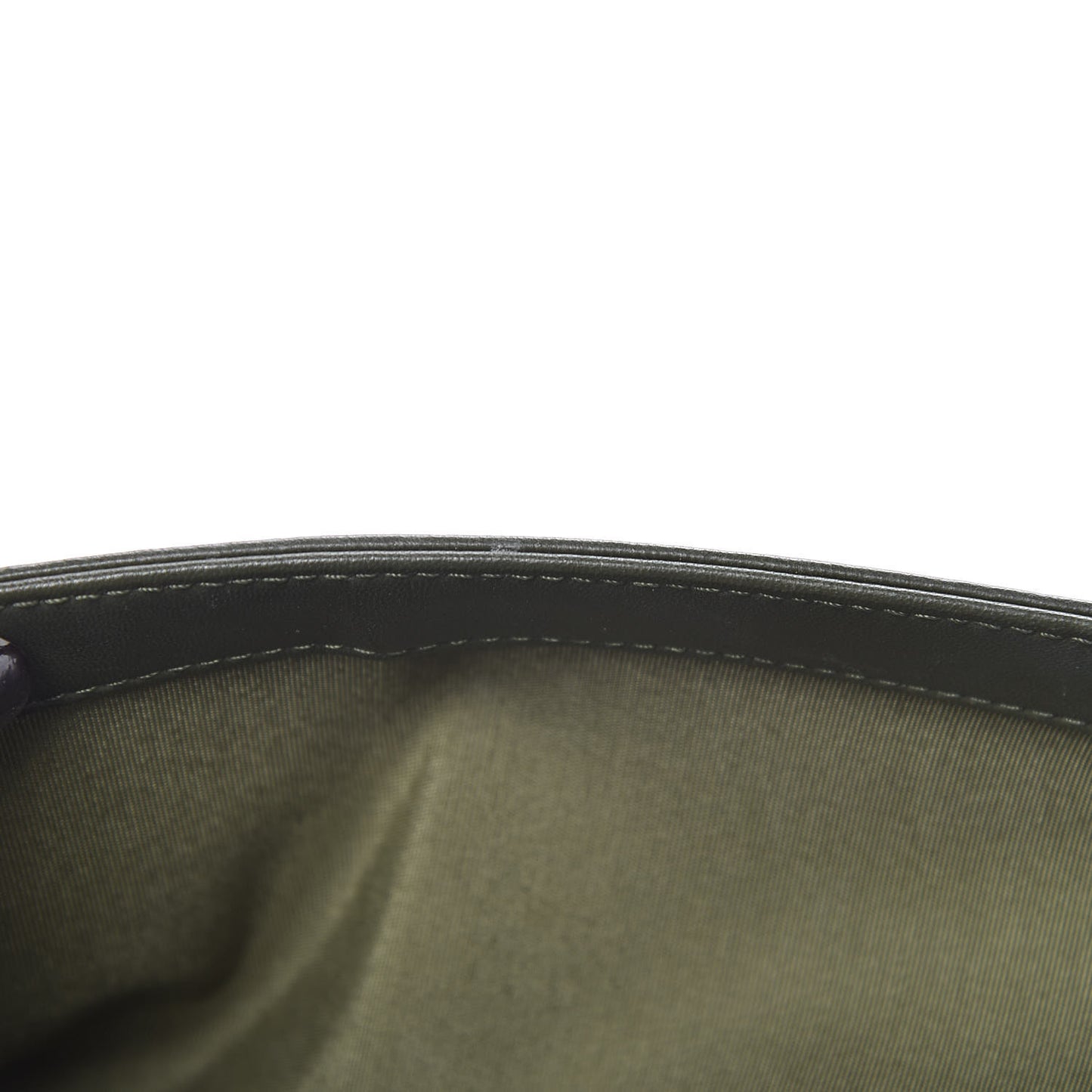 Fabric Chevron Braided Medium Boy Flap Black Dark Green