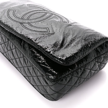 Chanel Vinyl Medium Rock and Chain Flap Black 10 of 12