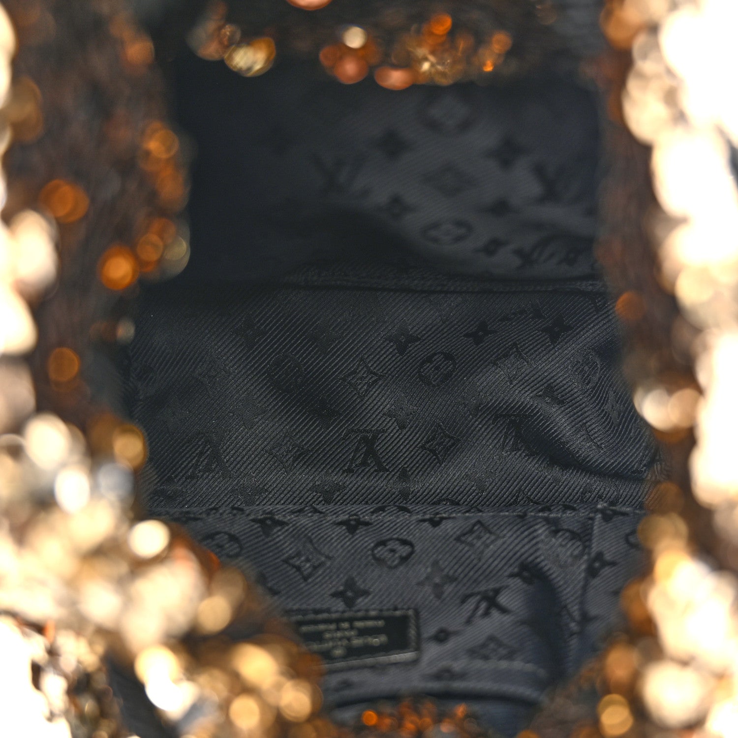 Louis Vuitton Sequin Mini Noe Rococo Gold 5 of 11
