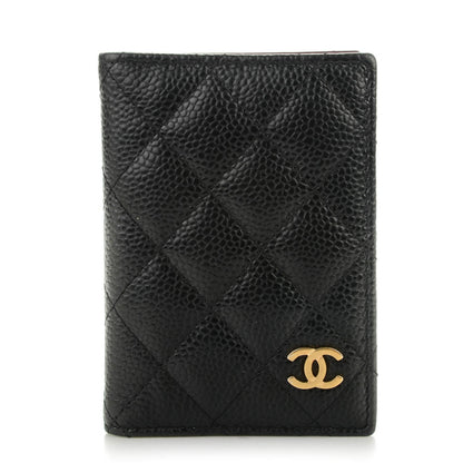 Chanel Caviar Quilted Card Holder Wallet Black 1 of 7