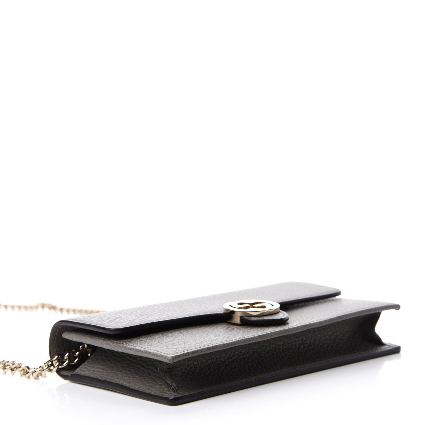 Dollar Calfskin Interlocking G Chain Wallet Loess
